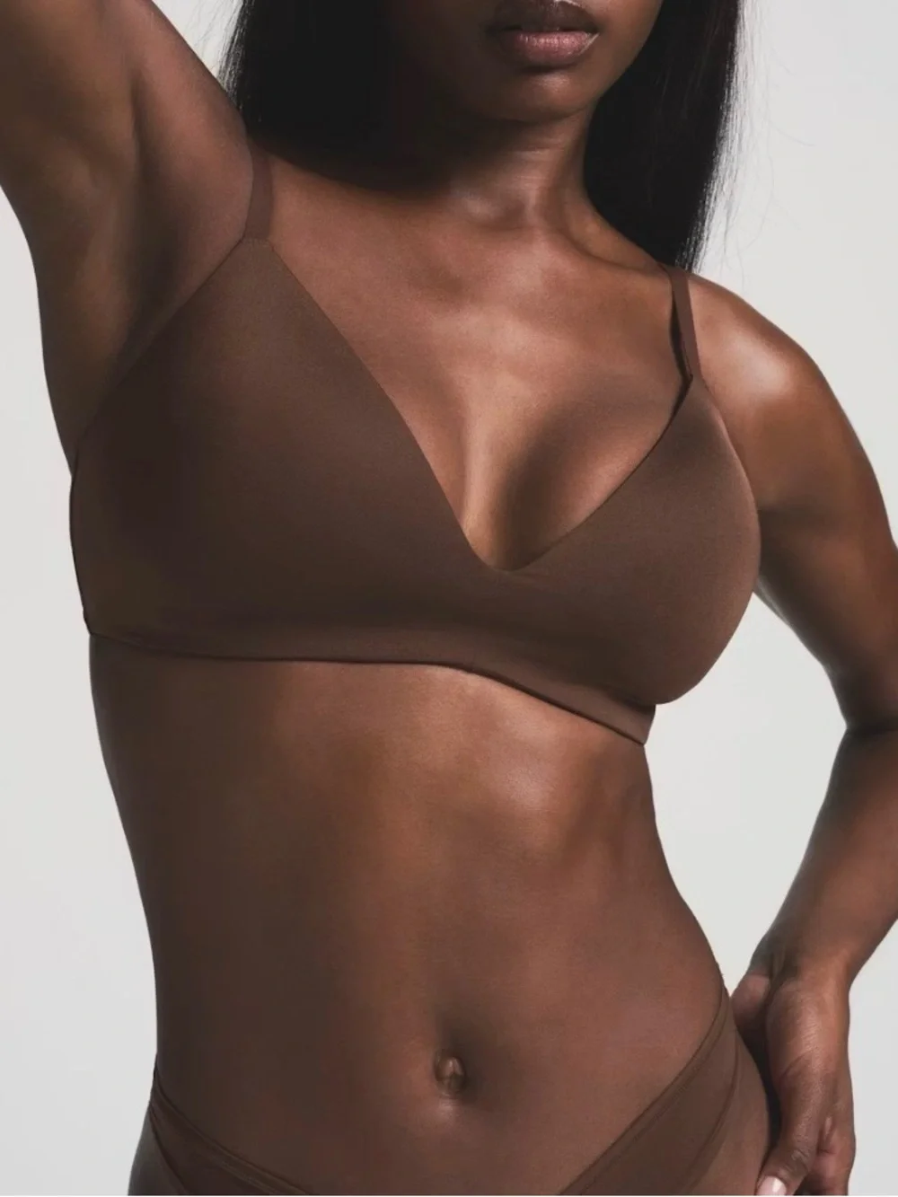 SKIMS Wireless Form Tshirt Bra Cocoa 32DD